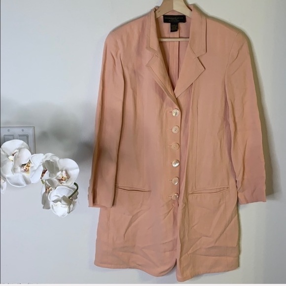 Donna Karan Jackets & Blazers - Donna Karen | long button closure blazer jacket
